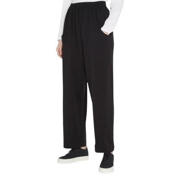 Eskandar Pima Cotton Pull On Wide Leg Pants Size O Fits a L - Picture 1 of 7